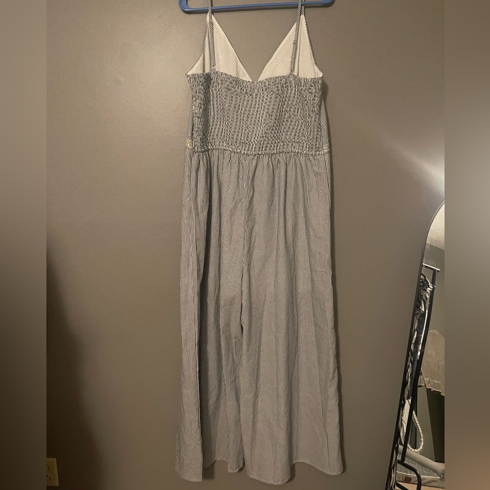 141 White Birch Gray Wide Leg Jumpsuit - Picture 2 of 3